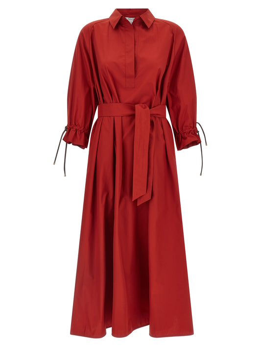 Multicolor Cotton Long Dress