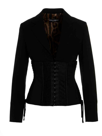 Black Virgin Wool Blazer