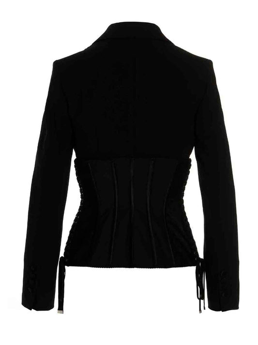 Black Virgin Wool Blazer