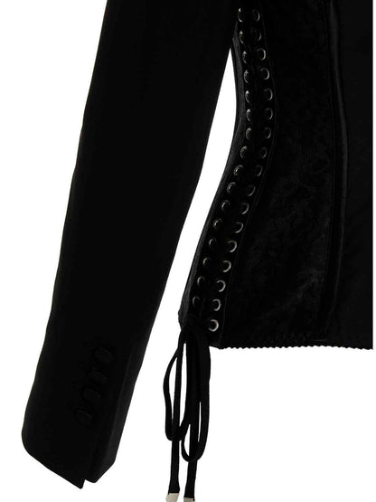Black Virgin Wool Blazer