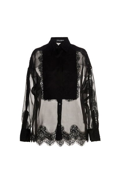 Black Silk Blouse