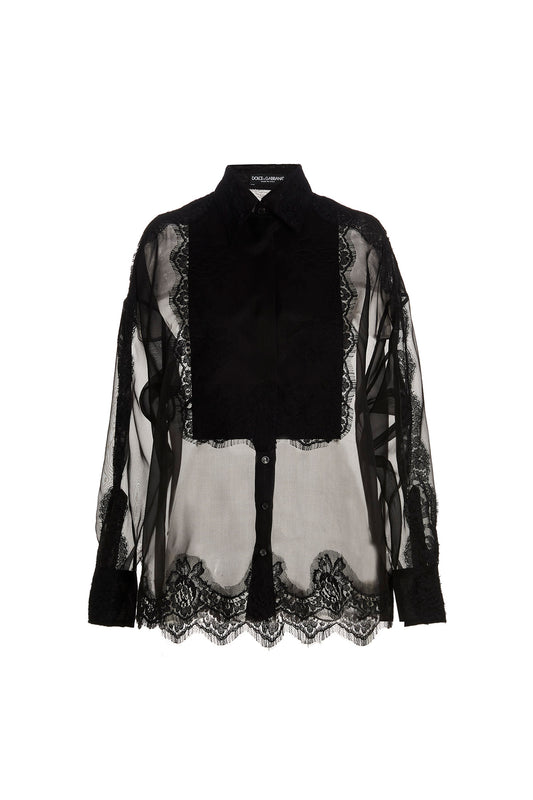 Black Silk Blouse