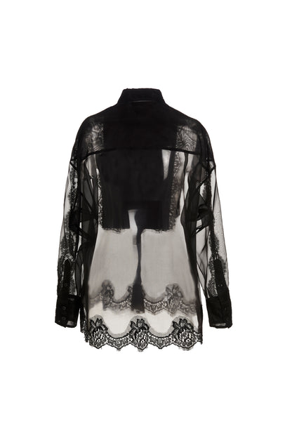 Black Silk Blouse