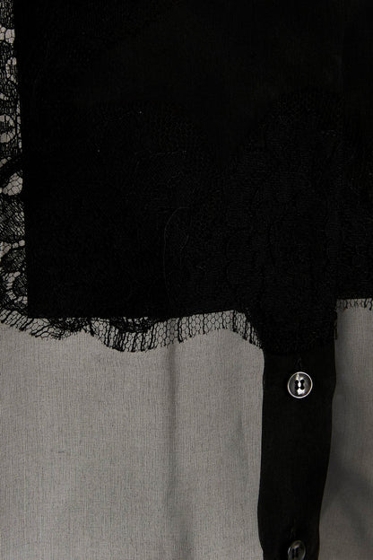 Black Silk Blouse