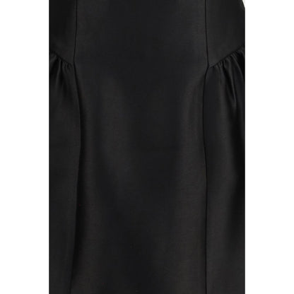Black Polyester Casual Dress