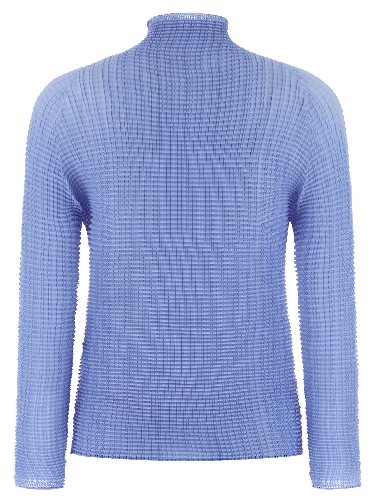 Blue Polyester Blouse