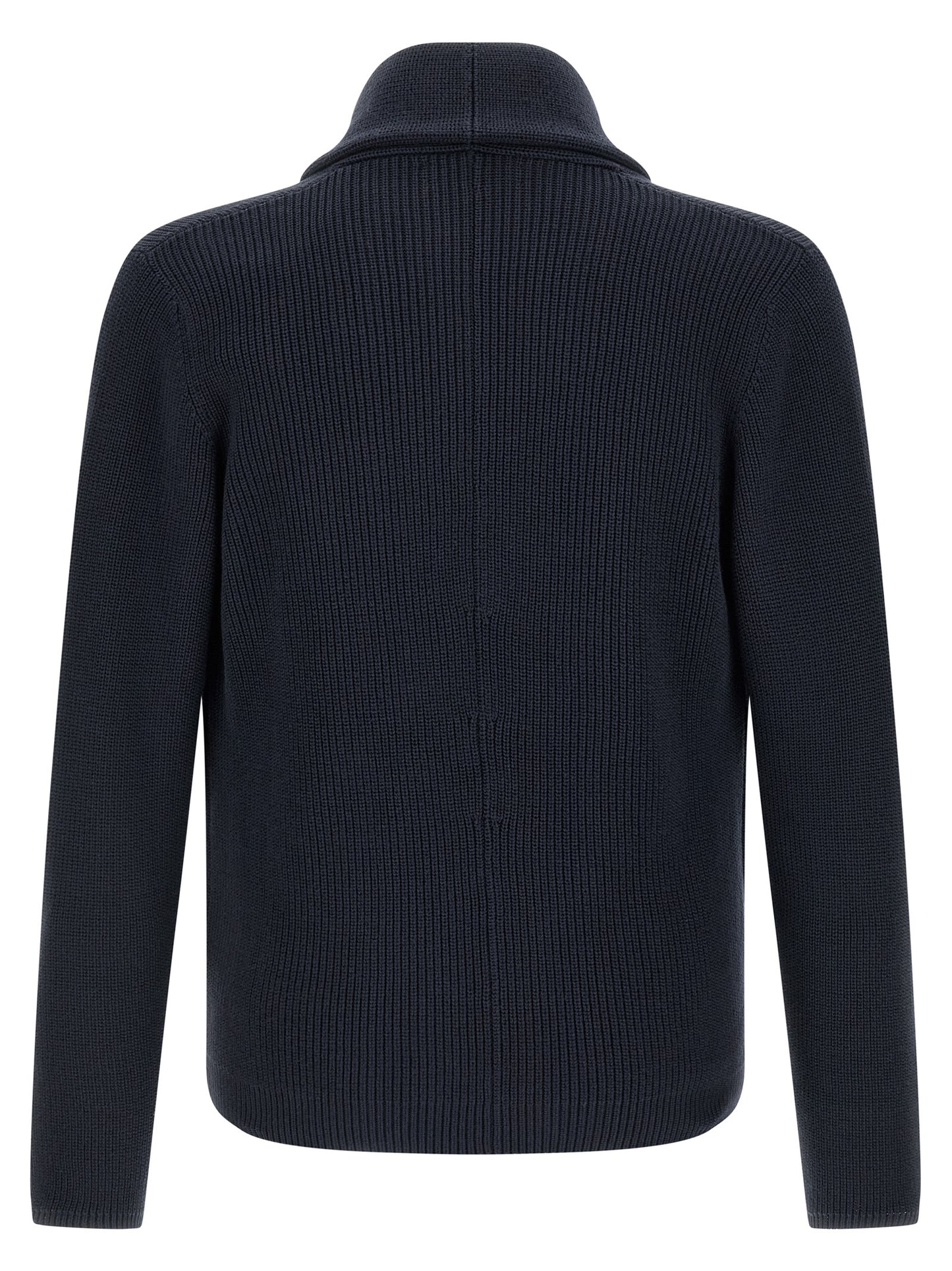 Blue Cotton Cardigan