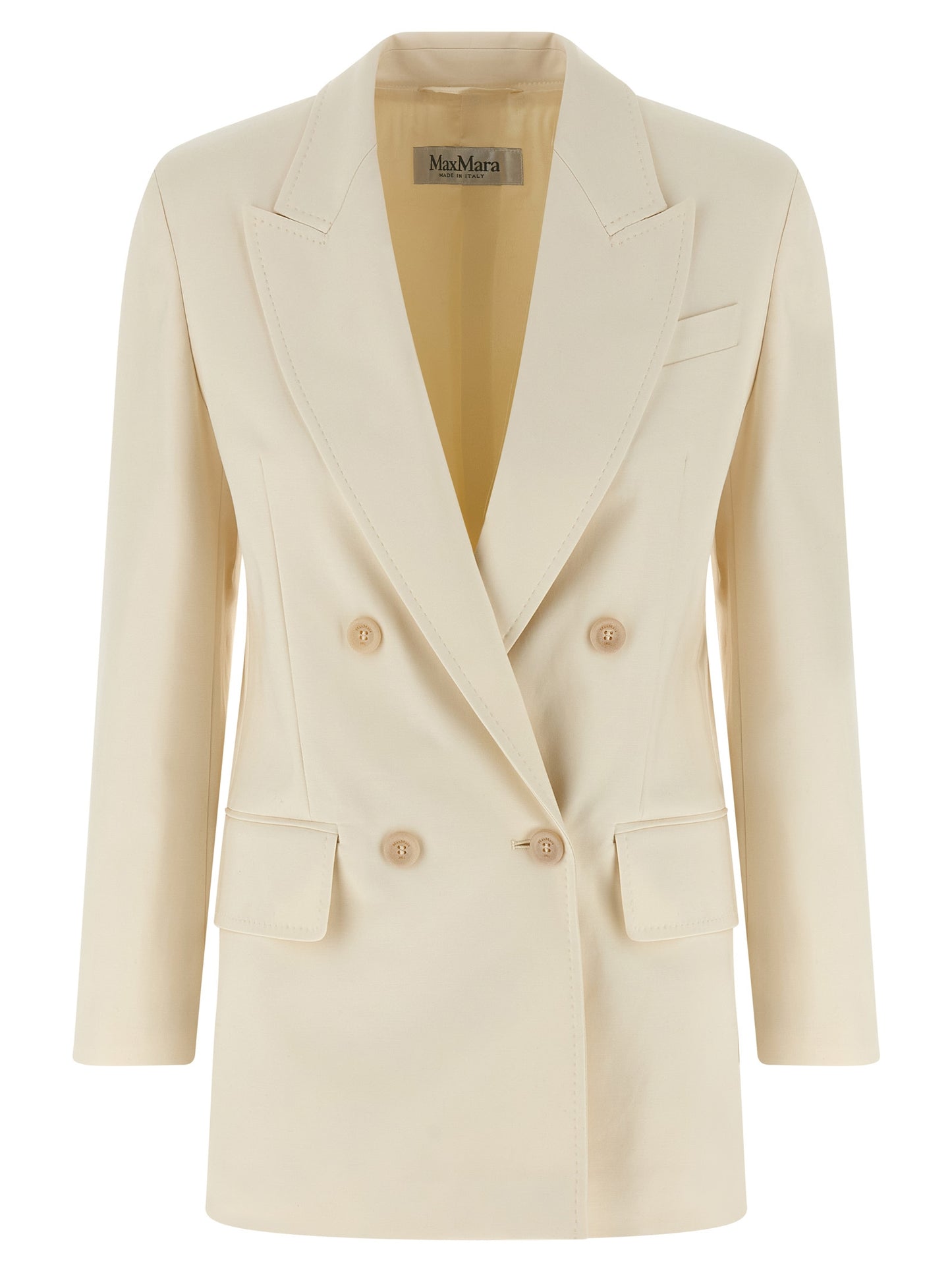 White Cotton Blazer