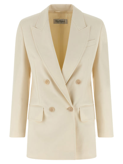 White Cotton Blazer