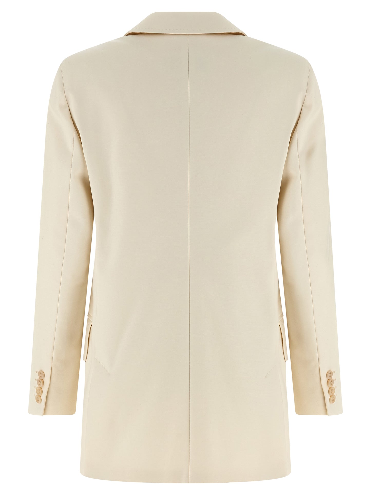 White Cotton Blazer
