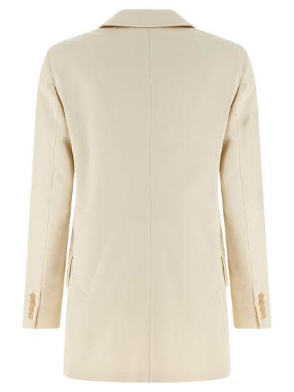 White Cotton Blazer