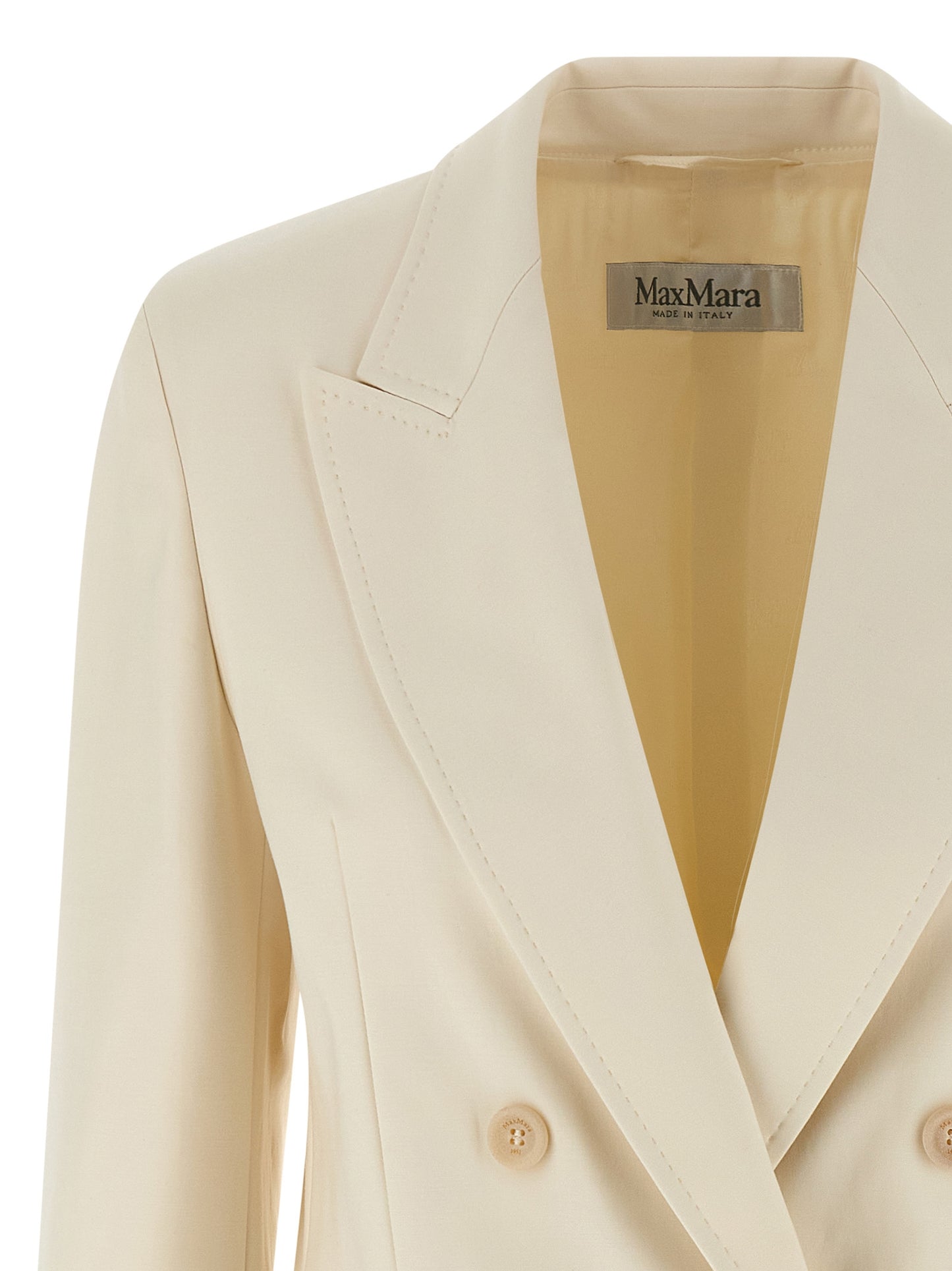 White Cotton Blazer