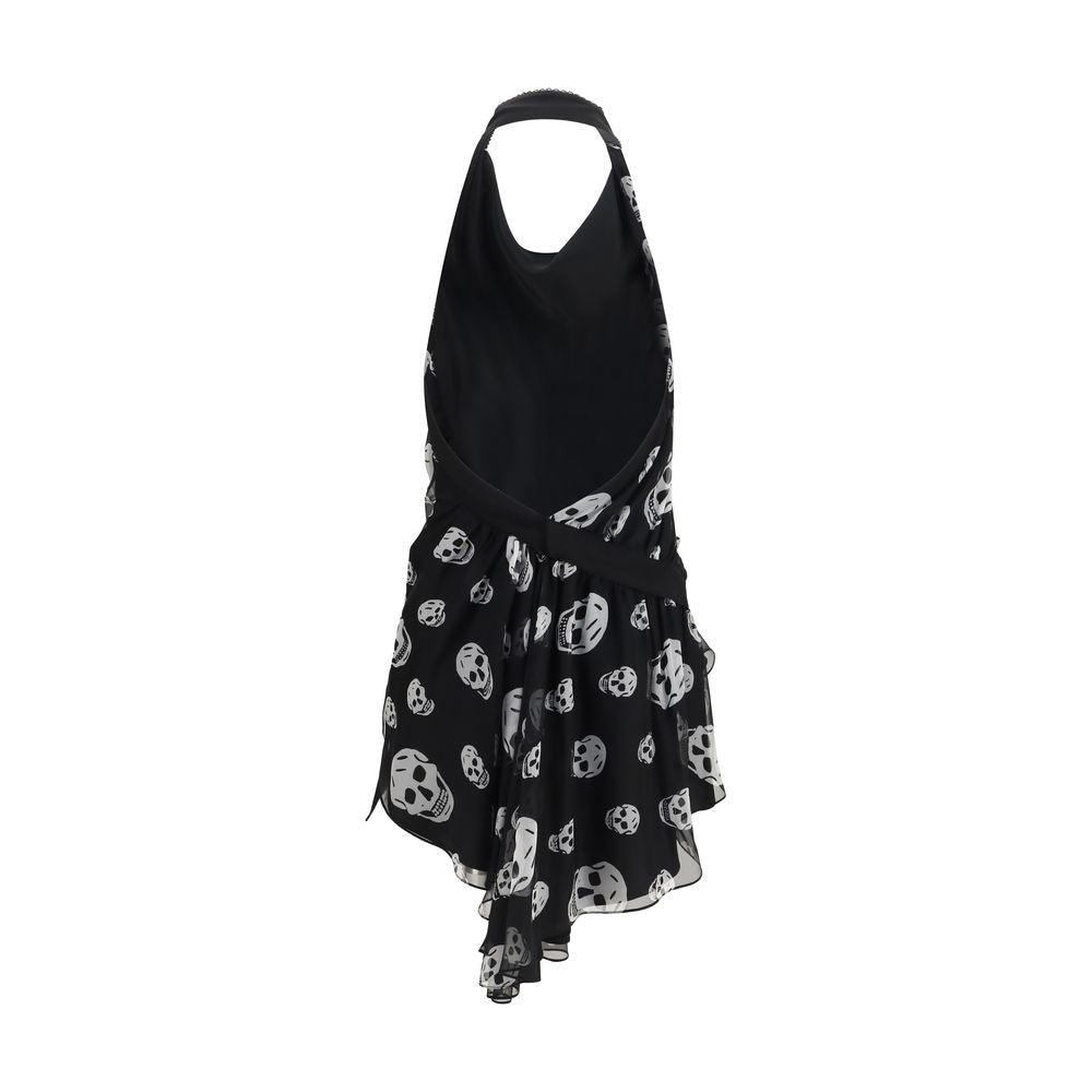 Black Silk Sleeveles T-Shirt