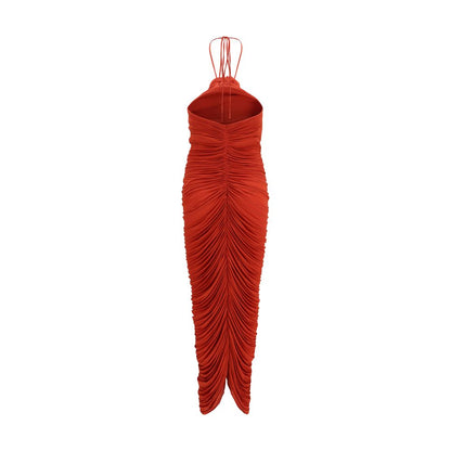 Multicolor Viscose Cocktail Dress