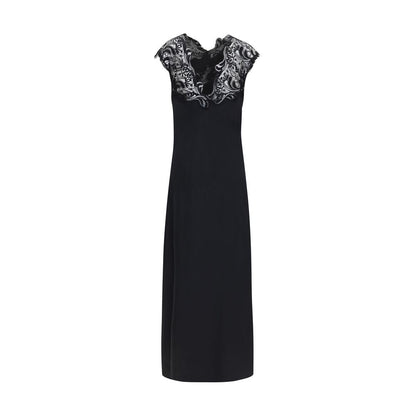 Black Silk Cocktail Dress