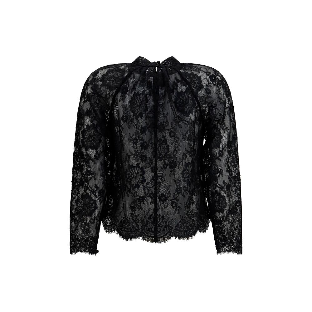 Black Polyamide Blouse