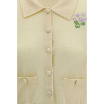 Bicolor Wool Oves Aries Cardigan