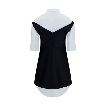 Black Wool Oves Aries Casual Dress