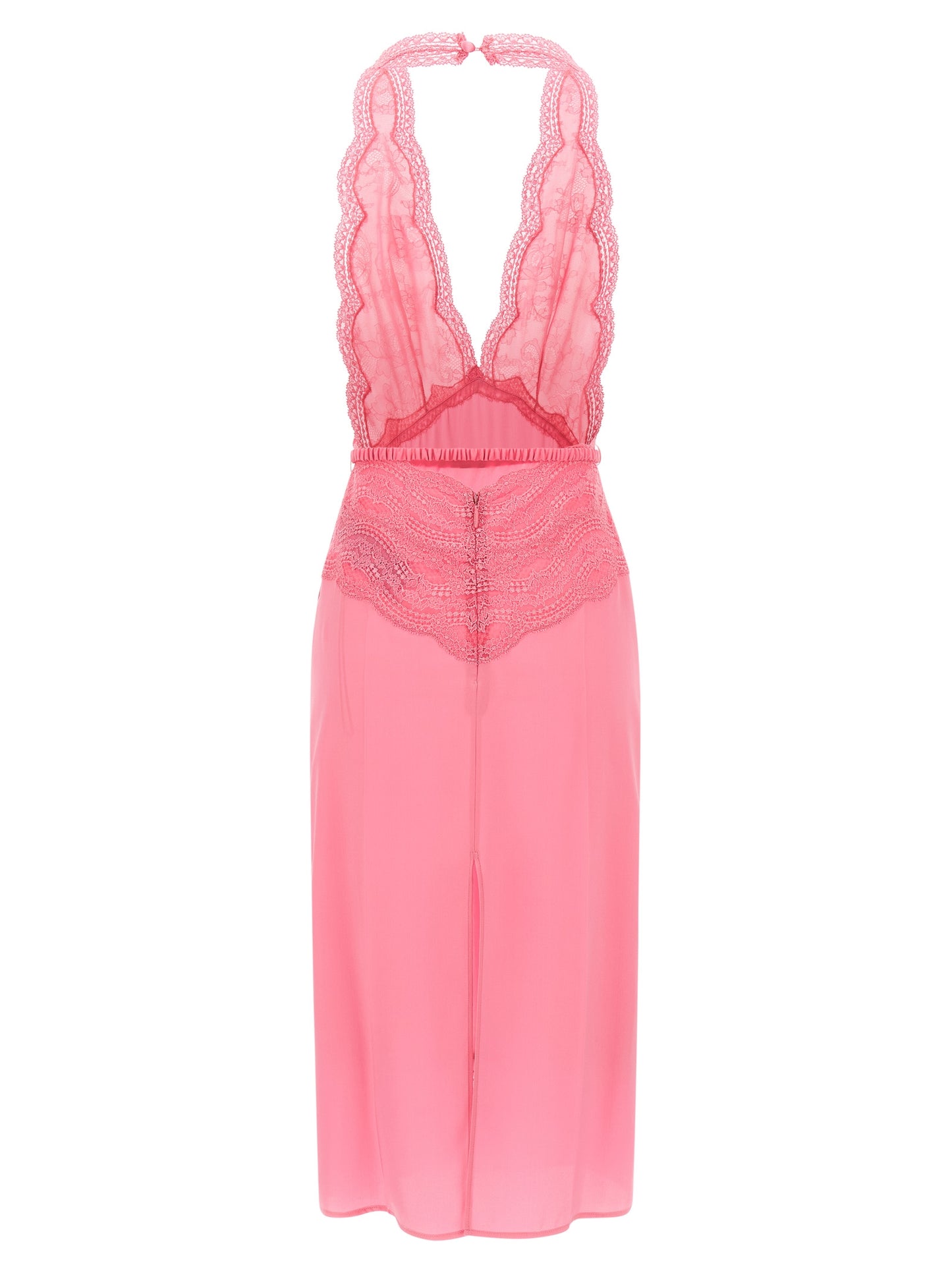 Multicolor Silk Midi Dress