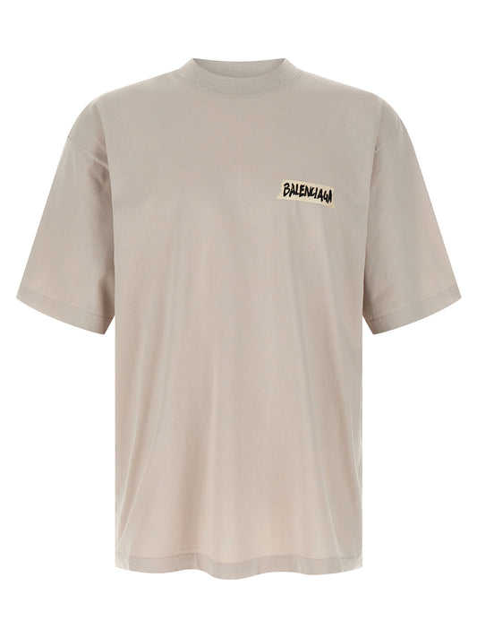 Gray Cotton T-Shirt