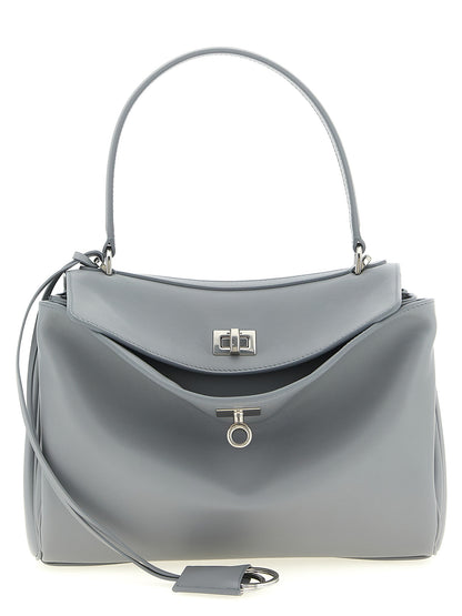 Gray Calfskin Handbag
