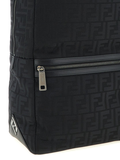 Black Polyamide Backpack