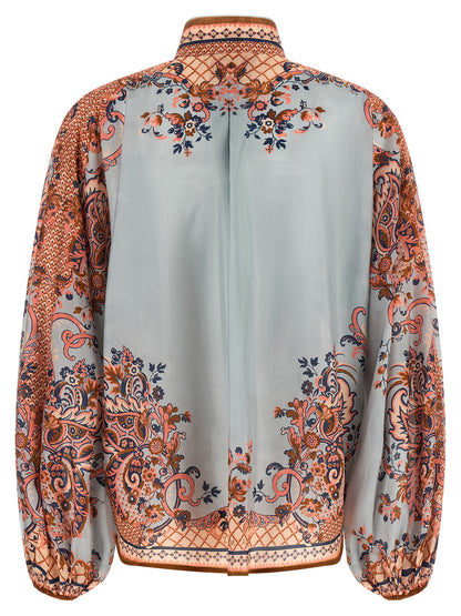 Multicolor Silk Blouse