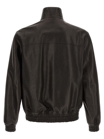 Black Calfskin Leather Jacket