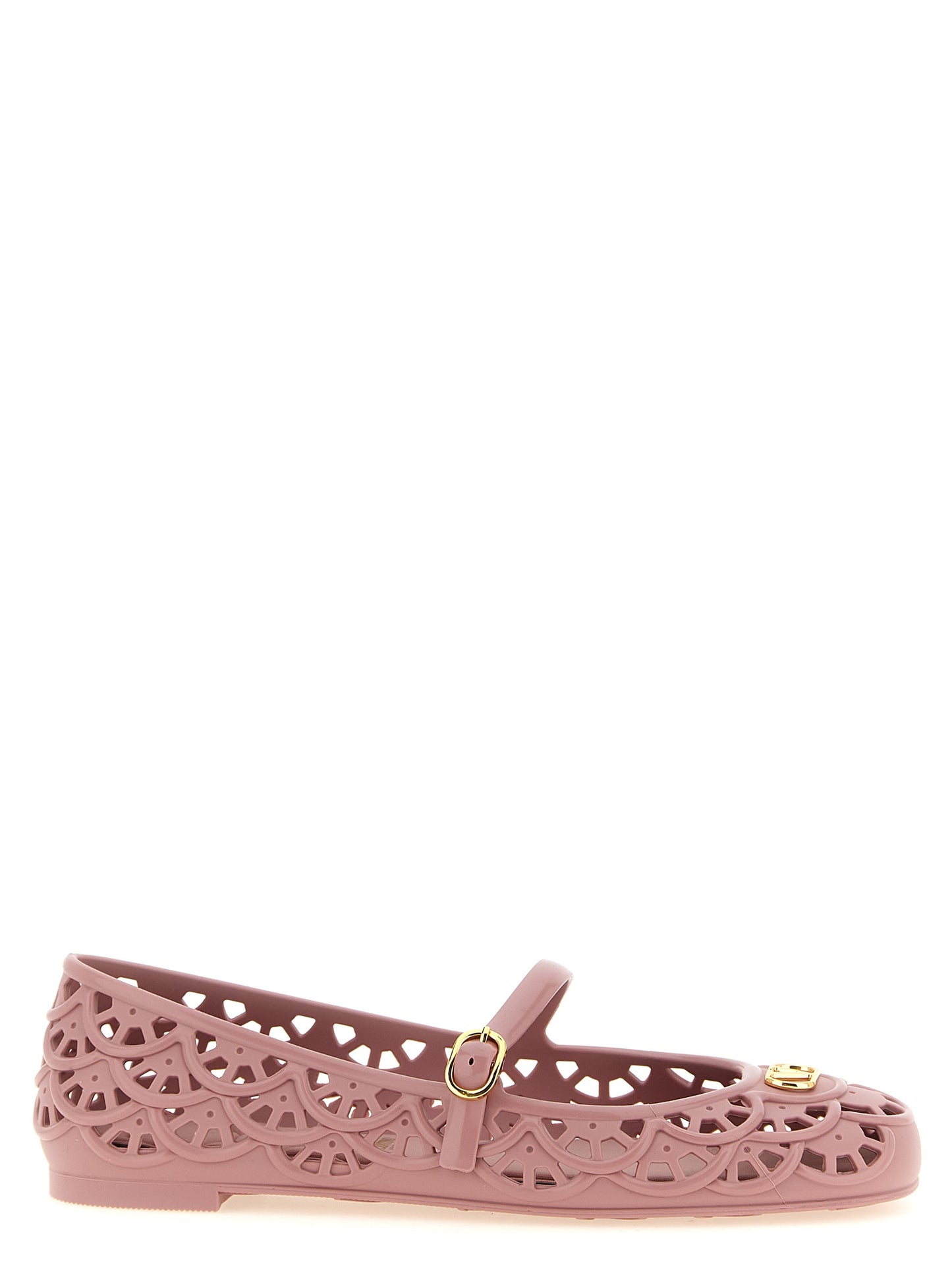 Multicolor Polyvinyl Ballet Flats