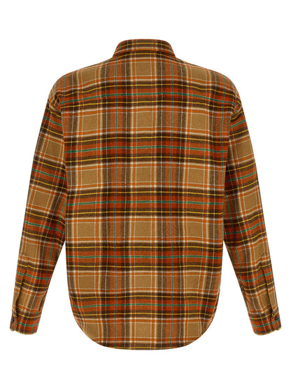 Orange Marabou Blouse
