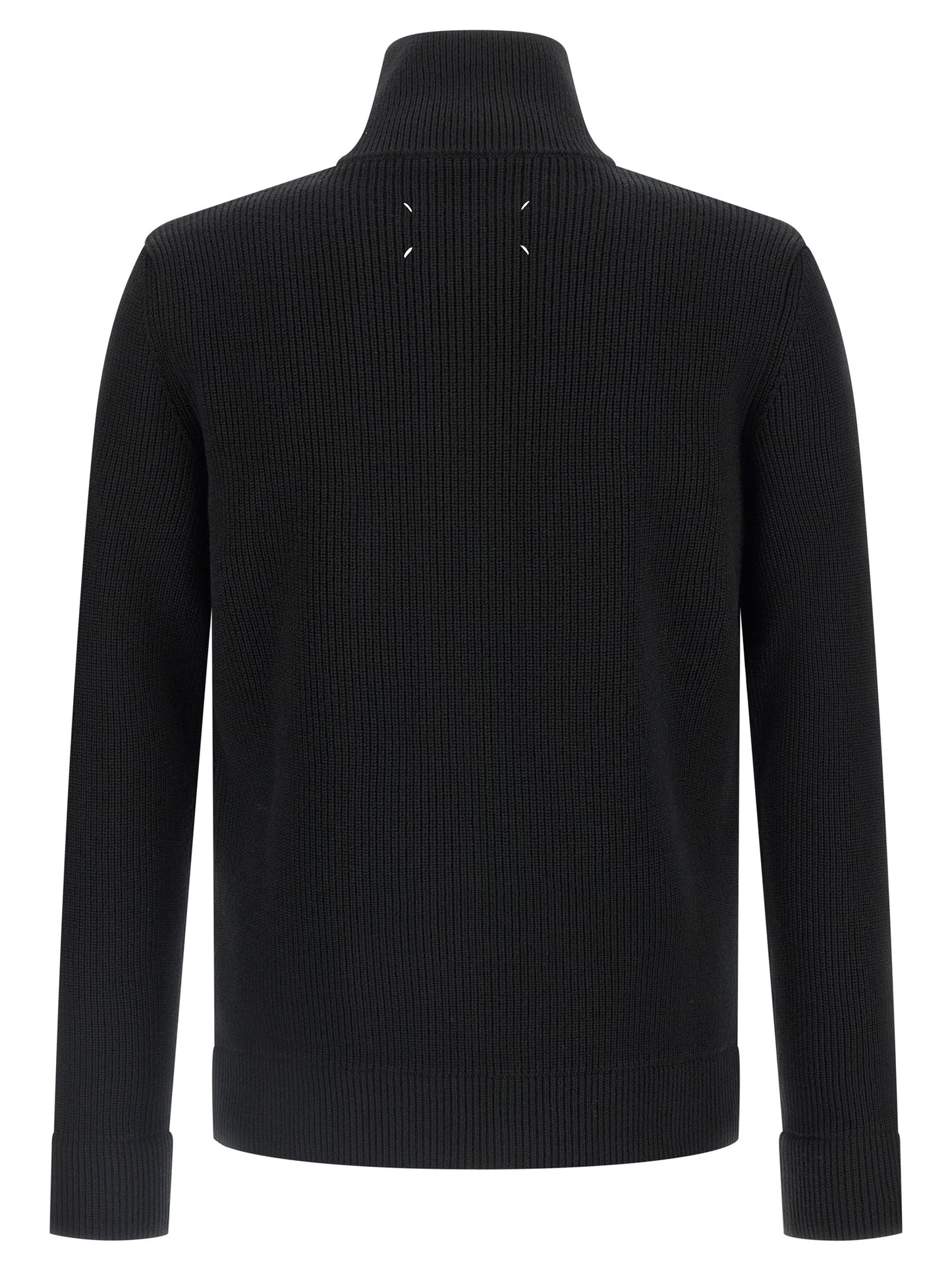 Black Cotton Cardigan