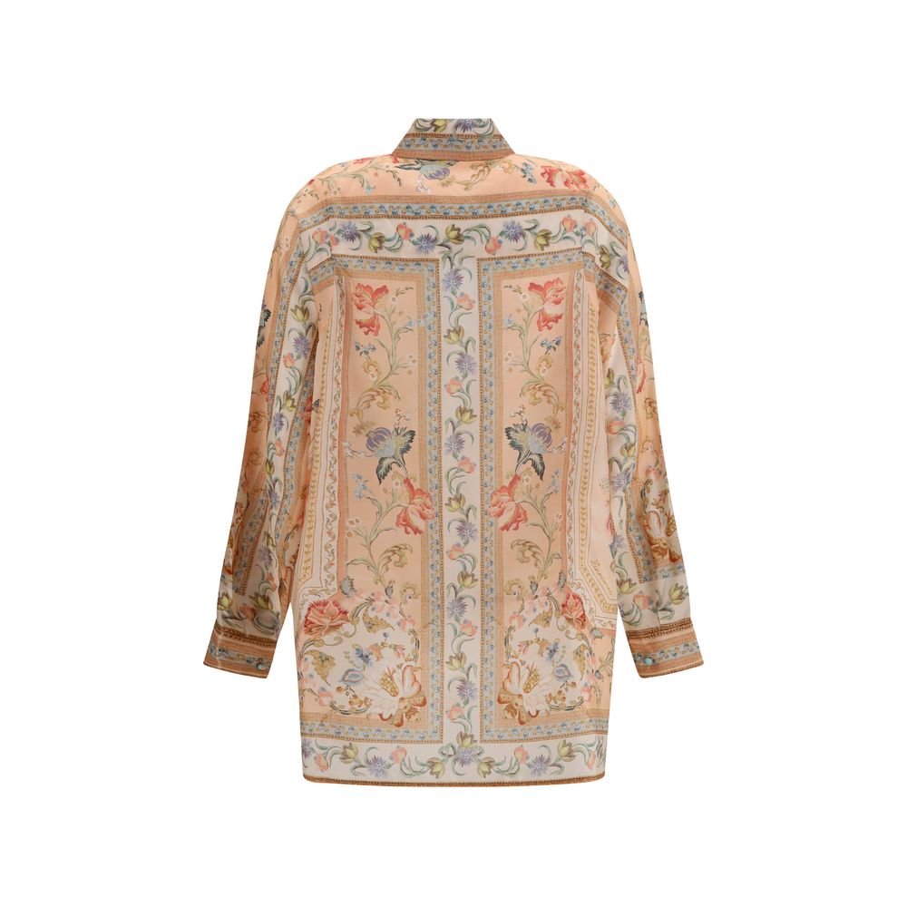 Multicolor Silk Pattern Shirt