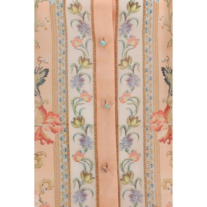 Multicolor Silk Pattern Shirt