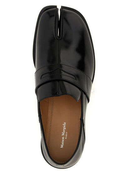 Black Calfskin Slip-On Loafers