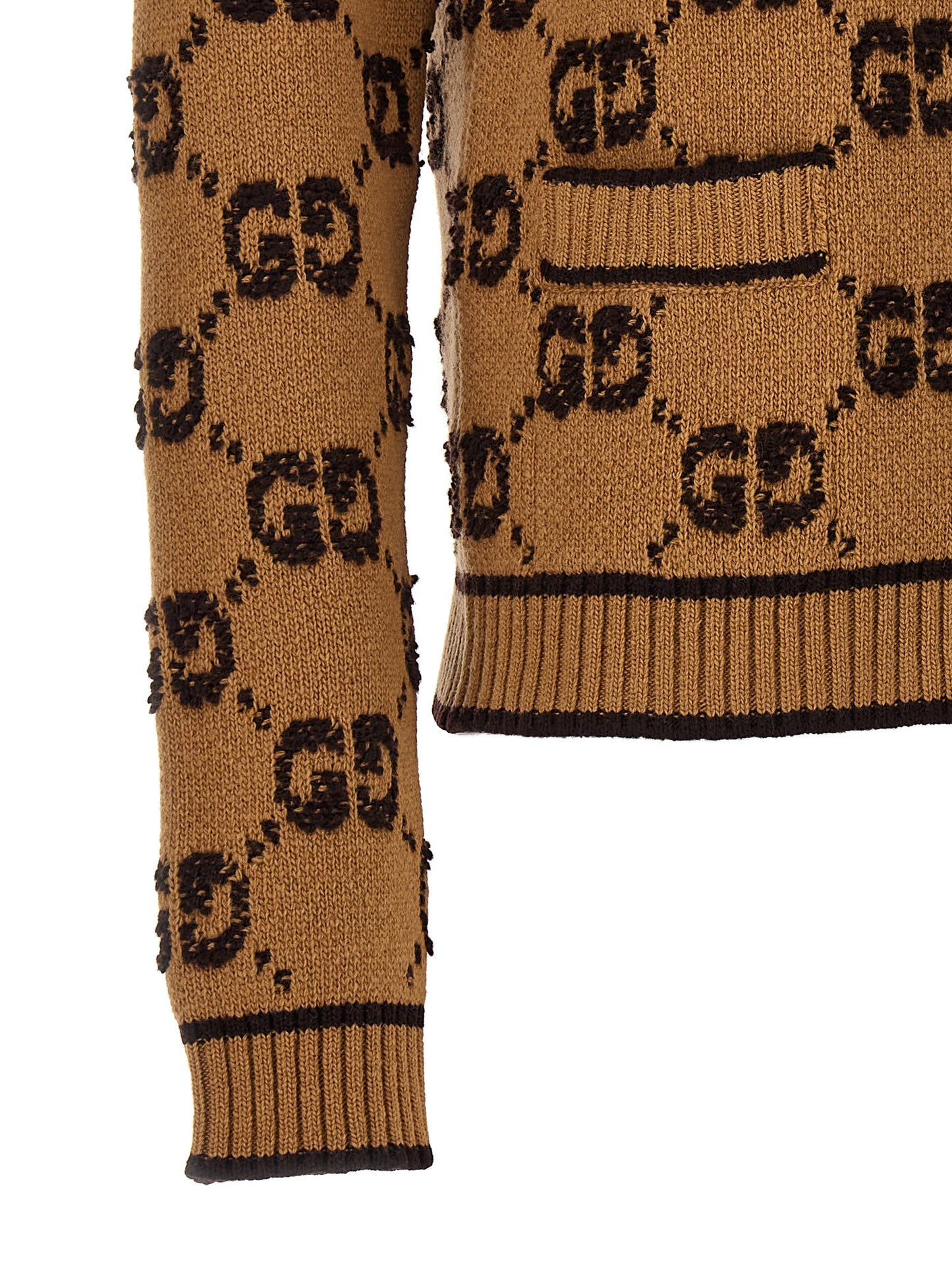 Beige Wool Cardigan