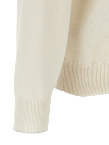 White Cashmere Cardigan