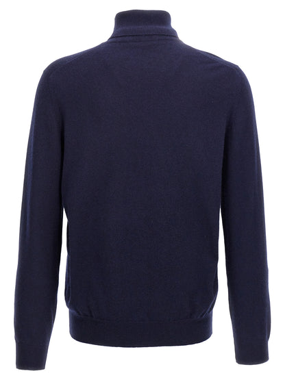 Blue Cashmere Cardigan