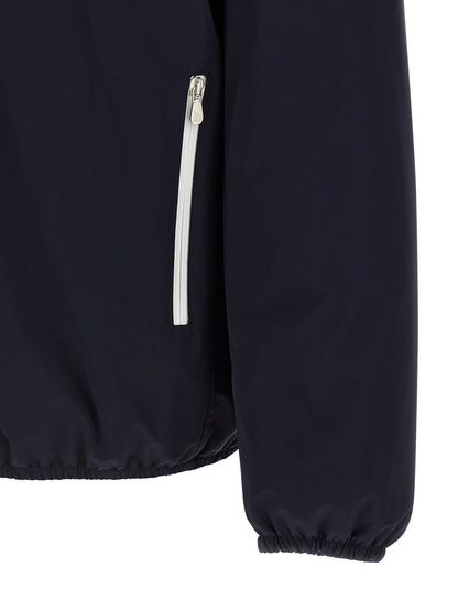 Blue Polyamide Shell Jacket