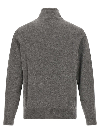 Gray Cashmere Cardigan