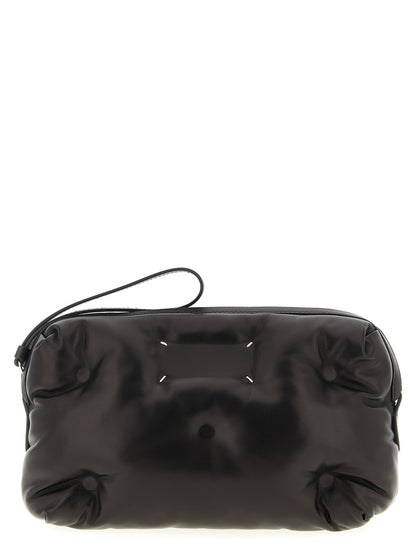 Black Lambskin Crossbody Bag