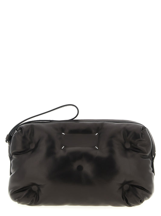 Black Lambskin Crossbody Bag
