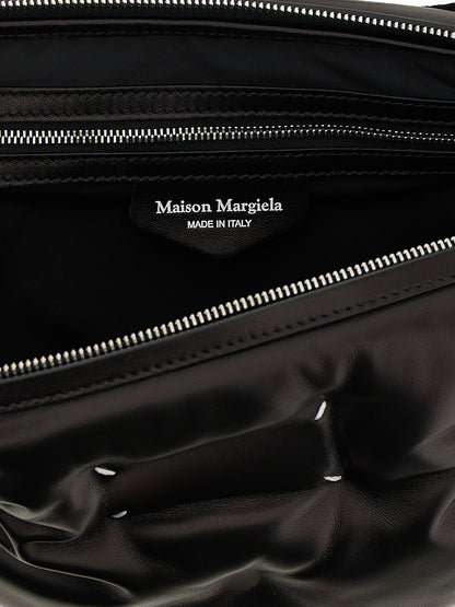 Black Lambskin Crossbody Bag
