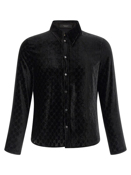Black Viscose Blouse