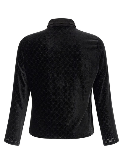 Black Viscose Blouse