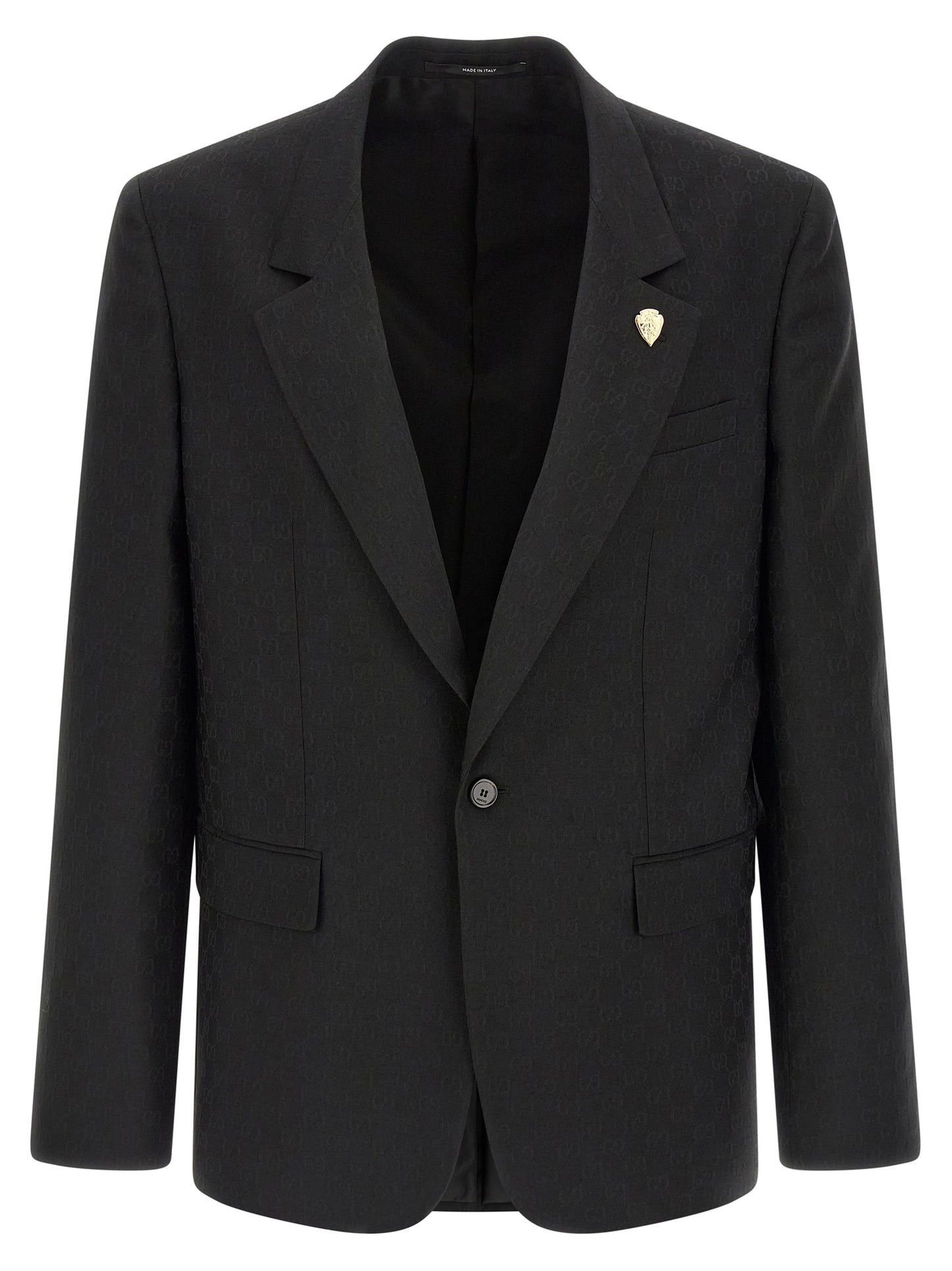 Black Polyester Blazer
