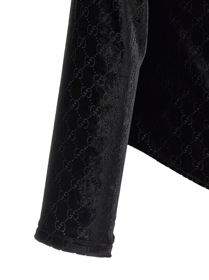 Black Viscose Blouse