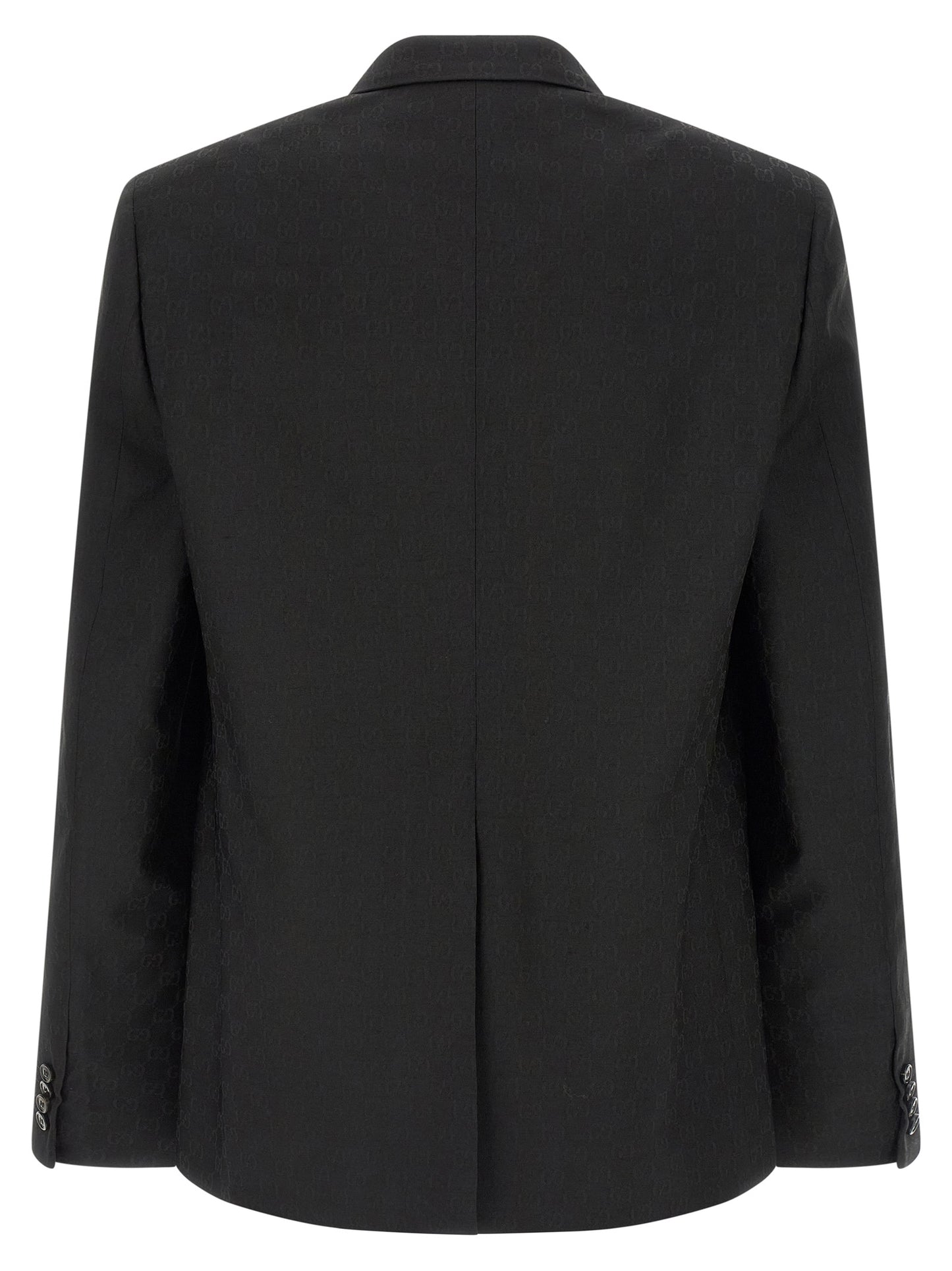 Black Polyester Blazer