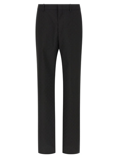Black Polyester Dress Pants
