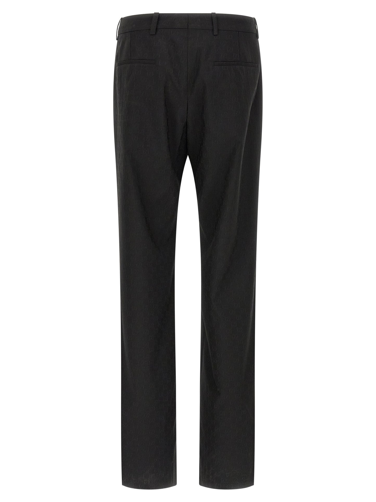 Black Polyester Dress Pants