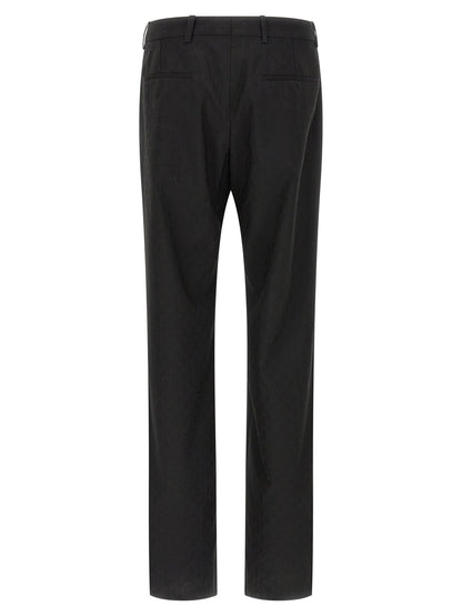 Black Polyester Dress Pants